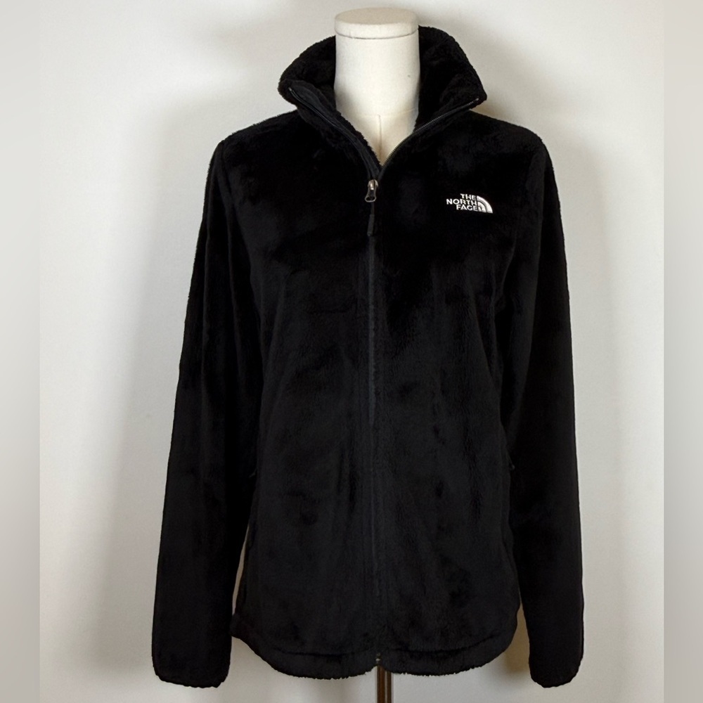 The North Face ‘Osito’ Jacket Soft Black High-Pile Fleece Women’s Size Small - Picture 9 of 16